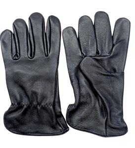 Gants de travail de sécurité en cuir de vache fendu pour hommes avec caractéristiques anti-choc, anti-coupure et imperméables pour la construction - Product Image 4