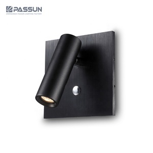 Lámpara de Lectura para Cabecera de Hotel, Interruptor Táctil <span class=keywords><strong>Empotrado</strong></span>, Diseño Moderno Europeo, Diámetro de Corte 80 mm, Blanco Neutro, Aluminio Puro - Product Image 2