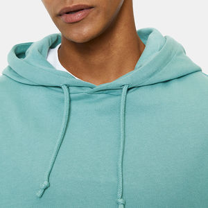 Sudadera con capucha de estilo informal de algodón 100% para hombre en Heavy Winter Fleece Pullover Patrón de estampado térmico Cuello sólido Talla XS - Product Image 6
