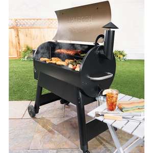 Nouveau Barbecue à granulés de bois 650 de qualité supérieure avec contrôle et capteur de granulés, en acier inoxydable, pour le camping. - Product Image 2