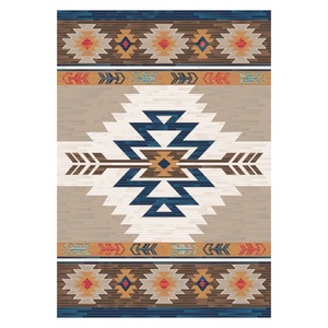 <b>RUGS</b> DEPOT LXDP-0016 Wholesale Terracotta Gold Modern Vintage Digital Printed Machine Washable Chenille Area <b>Rug</b> <b>Non</b> <b>Slip</b> - Product Image 1