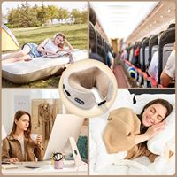 Masajeador Eléctrico de Cuello en Forma de U, Almohada, Suministro Estable, Masajeador Cervical Portátil Multifuncional para Viajes