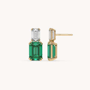 Pendientes de Oro de 14k con Diamantes Cultivados en Laboratorio - Colección Beyond Eden - Product Image 2