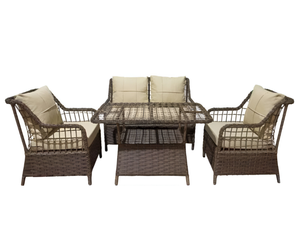 Turkish Manufacturer's Luxury Modern 4-Piece Iron Garden Seating Group Comfortable Portable High Quality Living Room School - Product Image 3