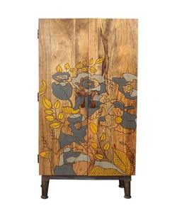 ตู้ไม้เนื้อแข็งสีขาวหรูหราทันสมัยตู้ข้างเตียงทาสีด้วยมือสำหรับห้องนั่งเล่นห้องโถงโรงซักรีดตู้เสื้อผ้าเฟอร์นิเจอร์ - Product Image 4