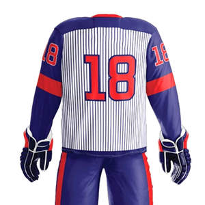 Top populaire conception Sublimation Hockey sur glace uniforme meilleure qualité nouveauté jeunesse Hockey sur glace uniforme en bas quantité minimale de commande respirant - Product Image 5
