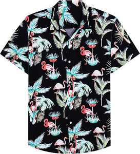 Loose Fit Funky T Shirts para hombres 100% algodón con estampados retro coloridos vibrantes - Product Image 5