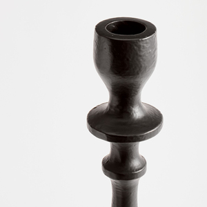 Bougeoir conique en métal le plus vendu couleur noire 22 mm de haut bougeoir pour la décoration de table à la maison et de mariage - Product Image 6
