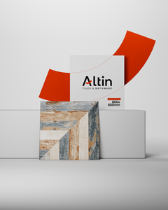 Carreaux de sol en porcelaine vitrifiée antidérapants 2x2 pieds, aspect bois rustique mat, finition bois rustique, 600x600 mm, pour intérieur et extérieur - Product Image 1