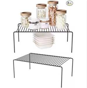 Panier en fil métallique robuste fait à la main en fer pour les ustensiles de cuisine, rangement sur le comptoir, en métal, fabriqué en Inde - Product Image 1