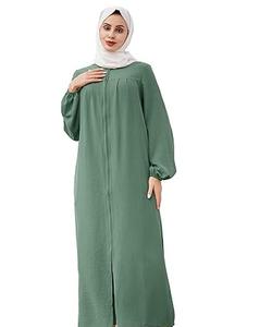 High Quality Islamic Clothing Muslim Dress Islamic <b>Women</b> <b>Abaya</b> Plus Size Breathable Muslim Abayas Kaftan Female Turkish Abayas - Product Image 1