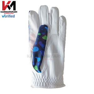 Gants de golf à fermeture réglable avec motif drapeau américain, main gauche, cuir synthétique, fibre pour hommes, femmes, joueurs de sport - Product Image 4