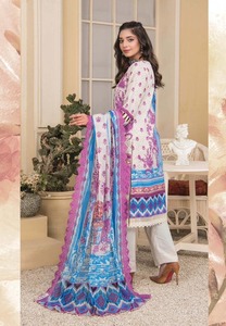 Elegante estilo étnico verano Salwar Kameez mujeres paquistaníes impresas para algodón suizo/vestido de césped ropa islámica para damas - Product Image 6