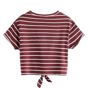 เสื้อครอปท็อปสำหรับผู้หญิงเสื้อผ้าแฟชั่นทนทานเสื้อครอปสีออกแบบได้ตามที่ต้องการใช้กลางแจ้ง - Product Image 2