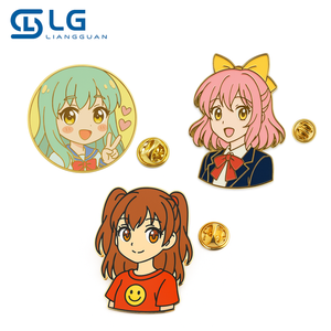 Metal karakter rozeti Anime hayranları ve koleksiyon için Anime ku tarzı özel yaka Pin tasarımı - Product Image 2