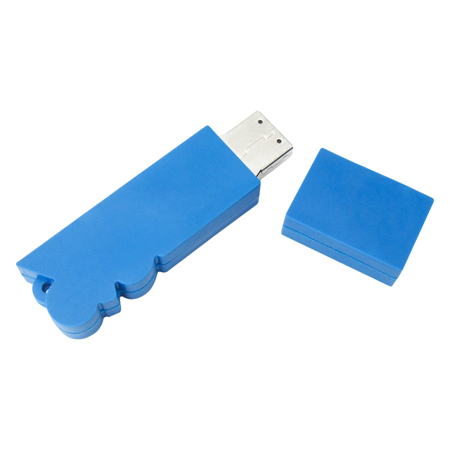 New Silicone Case USB Flash Drive 16GB to 128GB USB 2.0/3.0 Interface Custom Logo High-Speed Storage
