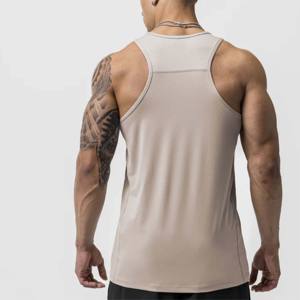 Camiseta sin mangas para hombre que absorbe la humedad para gimnasio-Tela de alto rendimiento para entrenamientos activos - Product Image 6