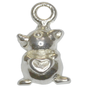 Breloque plume de 15mm breloques en argent sterling pour bracelets colliers fournitures en argent sterling en gros - Product Image 5