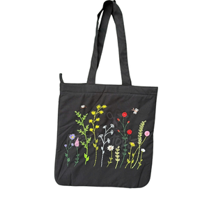 2025 à la mode femmes sac fourre-tout Logo personnalisé impression toile sac à bandoulière 100% sacs fourre-tout promotionnels pour les entreprises - Product Image 1