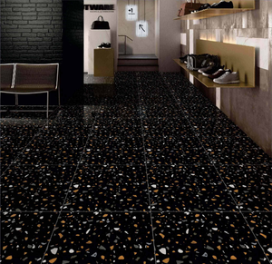 Carreaux d'intérieur modernes Terazo 600x600mm, porcelaine mate émaillée vitrifiée, pour sol et mur, imperméables, pour villa - Product Image 2