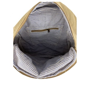 <b>Backpack</b> Hair on Cowhide Accents the Top Leather Flap and Sides& Copper Metal Accents Indian Manufacturer Supplier Saman Exports - Product Image 2