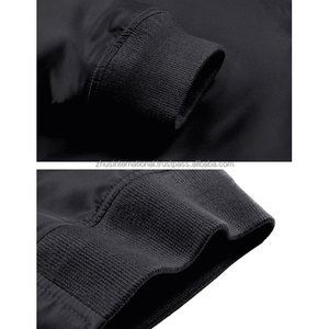 Manteau quotidien léger personnalisé de haute qualité pour homme, confortable, veste bombardier, gris foncé - Product Image 5