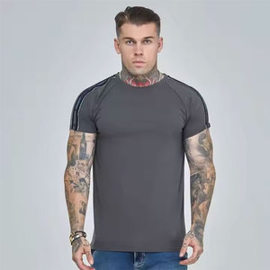 เสื้อยืดเจอร์ซีย์ผ้าฝ้าย 100% ผลิตตามสั่ง ขายส่ง ลายสก็อตทันสมัย ทรงปกติ ไหล่ตก แขนสั้น สวมใส่สบาย - Product Image 1