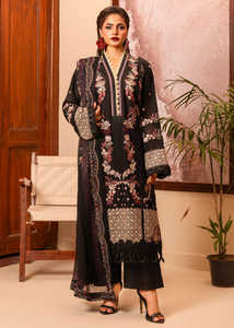 Robe de luxe pour femmes pakistanaises, ornements en zari, perles et travail de séquence, prête à porter - Product Image 2