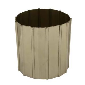 Decoración de jardín de forma redonda de Metal de aluminio de diseñador Chapado en latón, maceta elegante hecha a mano, decoración de jardín personalizada - Product Image 2