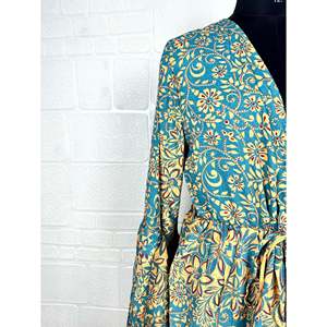 Kimono Cardigan Chic Boho con Volantes para Mujer, Uso Diario y Cubrebaño para la Playa, Ideal para Damas de Honor - Product Image 3