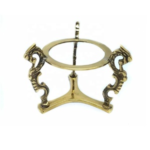 ชุด4ชิ้นทองเหลืองสลักไข่ขาตั้งทองเหลืองตกแต่งที่ยอดเยี่ยมสำหรับการแสดงไข่ทองเหลืองยืนตกแต่งบ้านที่ทันสมัย - Product Image 6