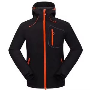 Custom Clothing Men's Softshell Jacket Waterproof Lightweight <b>Windbreaker</b> Fleece Lined Rain Shell Jacket for Hiking <b>Camping</b> man - Product Image 1