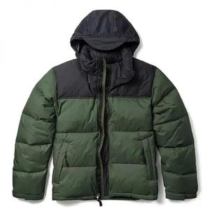 High Quality Custom <b>Men's</b> Waterproof Stand Collar Front Logo <b>Lightweight</b> Puffer <b>Jacket</b> Winter Casual Wear - Product Image 3