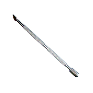 Empujador de cutículas de manicura ligero de acero inoxidable profesional, herramienta de belleza de grado de salón reutilizable duradera de doble uso competitiva - Product Image 3