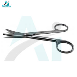 Ciseaux médicaux ALMAC 2025 Metzenbaum à bout arrondi, courbés, 6 pouces, instruments chirurgicaux opératoires vétérinaires en acier inoxydable, instruments manuels - Product Image 1