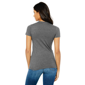 Camiseta de mujer de alta calidad 275G en blanco Casual OEM Logo impresión diseño personalizado mujer camiseta Unisex - Product Image 4