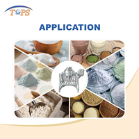 Mesin Mixer Kerucut Mudah Bersihkan untuk Tepung Pati, Rempah-rempah, Bubuk, Blender Kerucut Ganda 300L