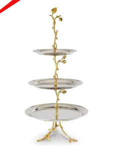 Elegante Soporte para Pastel de Metal 2026 con Base Dorada Brillante para Pastelerías, Bodas y Grandes Celebraciones - Product Image 3