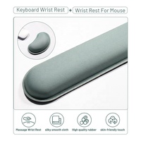 Tapis de jeu personnalisé de couleur verte, tapis de bureau, ensemble de tapis de souris, tapis de souris de jeu, repose-poignet pour clavier, tapis de souris personnalisé pour le bureau