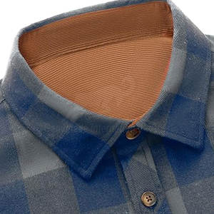 Camiseta de Franela para Hombre, Estilo Moderno, Material Suave y Cepillado, Cómoda para Usar Todo el Día, en MOQ Bajo - Product Image 4