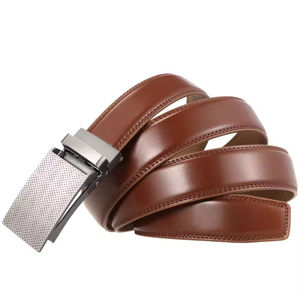 Ceinture décontractée vintage en cuir de vache véritable pour homme avec boucle en cuivre, durable, largeur 38 mm, longueur 110-125 cm - Product Image 5