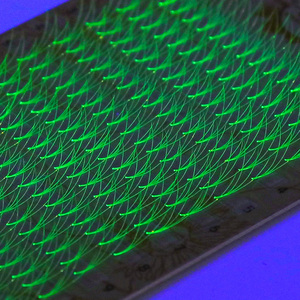 Tallo puntiagudo prefabricado abanico pestañas coloridas estrechas prefabricadas caja de pestañas personalizada volumen al por mayor extensión de pestañas de visón OEM ODM - Product Image 1