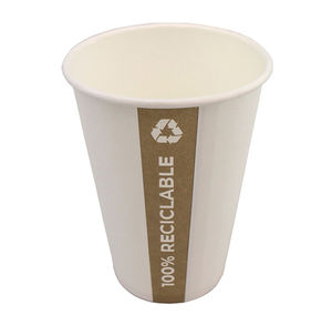 Vasos de papel de 100% ml reciclables de excelente calidad con polietilen interno para servir bebidas frías y calientes - Product Image 1