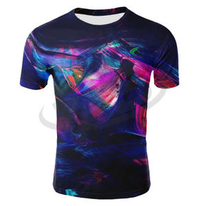 Camiseta estampada de corte holgado de algodón 100% personalizada OEM para hombre, estilo de sublimación, diseño profesional, ropa deportiva informal antiarrugas - Product Image 3
