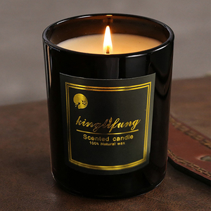 เทียนหอมถั่วเหลืองทำด้วยมือแบบพรีเมี่ยมสำหรับตกแต่งบ้านห้องนั่งเล่นห้องนอนห้องน้ำโลโก้ตามสั่งขายส่งจากโรงงาน - Product Image 1