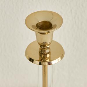 เชิงเทียนสีเงินคุณภาพสูงที่วางกลางโต๊ะที่สง่างามตกแต่งอย่างมีสไตล์เน้นการแสดงที่บ้านแนวโรแมนติกและรื่นเริง - Product Image 6