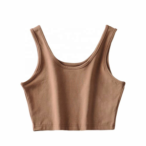 Camiseta sin Mangas de Alta Calidad, Tejido Jersey de Poliéster/Algodón, Transpirable, Ecológica, Estilo Urbano, Personalizable con Logotipo, para Mujer - Product Image 1