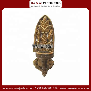 Bougeoir à lanterne suspendue en bois à forte demande pour les décorations intérieures d'hôtel et d'anniversaire à prix économique - Product Image 2