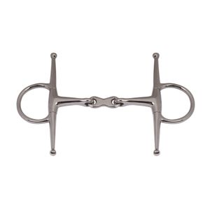 อุปกรณ์ขี่ม้าแบรนด์ BRAND ZONE คุณภาพสูง ผลิตจากสแตนเลสสตีลแบบเต็มแก้ม ข้อต่อคู่ แบบฝรั่งเศส สำหรับม้าบราดูน - Product Image 1