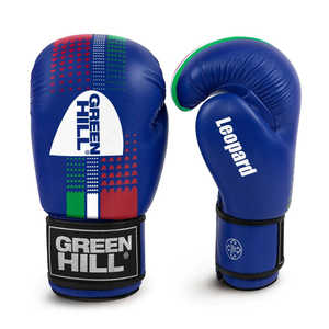 Guantes de Boxeo de Cuero con Estampado de Leopardo Personalizados Green Hill para Niños, Guantes de Entrenamiento con Cordones en Tallas 8oz 10oz 12oz 14oz 16oz - Product Image 3